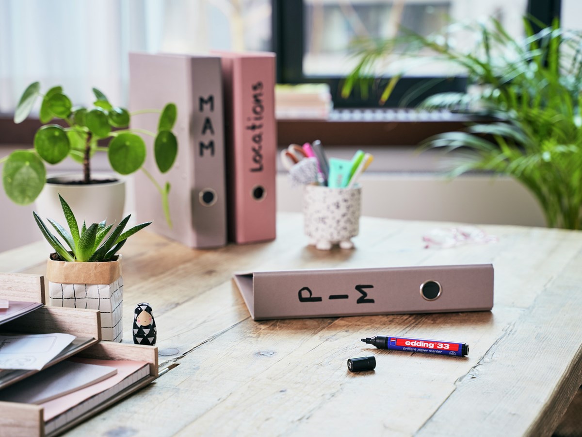 edding 33 Brilliant-Papiermarker gelb, Keilspitze 1-5 mm (Art.-Nr.: 4-33005)