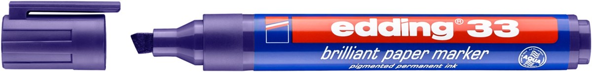 edding 33 Brilliant-Papiermarker violett, Keilspitze 1-5 mm (Art.-Nr.: 4-33008)