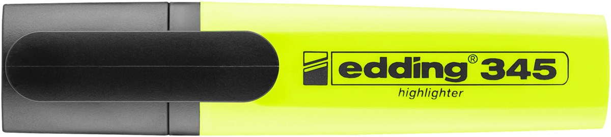 edding 345 Textmarker gelb, Keilspitze 2-5 mm (Art.-Nr.: 4-345005)