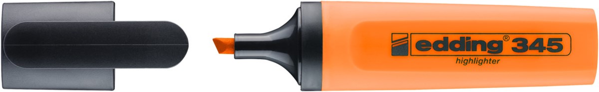 edding 345 Textmarker orange, Keilspitze 2-5 mm (Art.-Nr.: 4-345006)