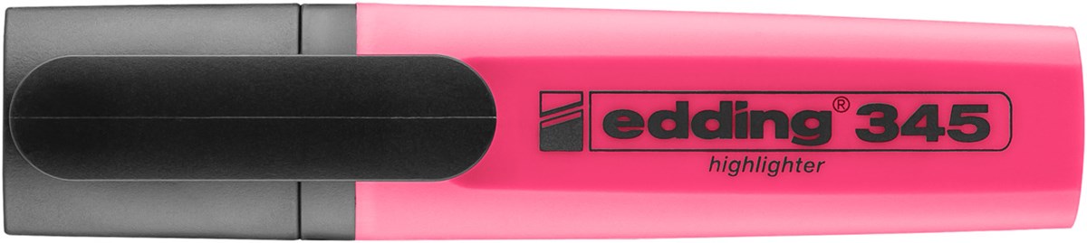 edding 345 Textmarker rosa, Keilspitze 2-5 mm (Art.-Nr.: 4-345009)