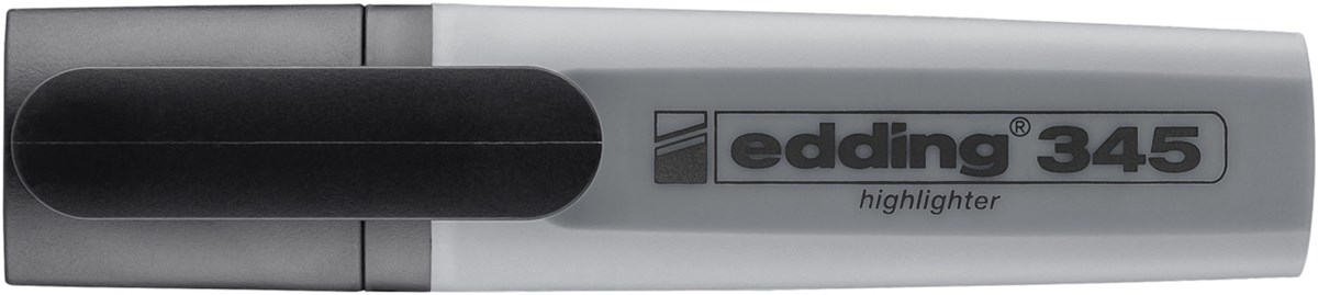 edding 345 Textmarker silbergrau, Keilspitze 2-5 mm (Art.-Nr.: 4-345012)