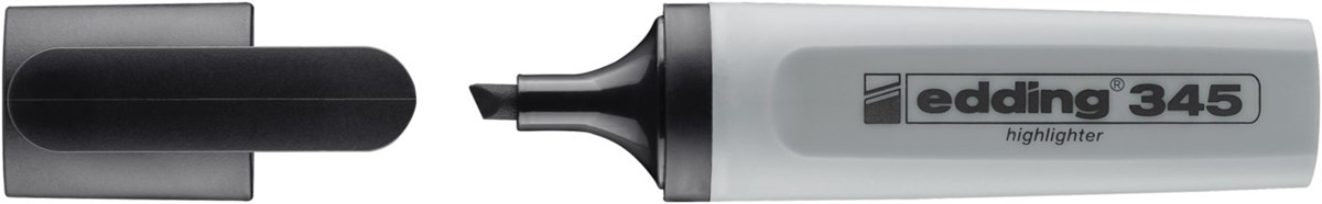 edding 345 Textmarker silbergrau, Keilspitze 2-5 mm (Art.-Nr.: 4-345012)