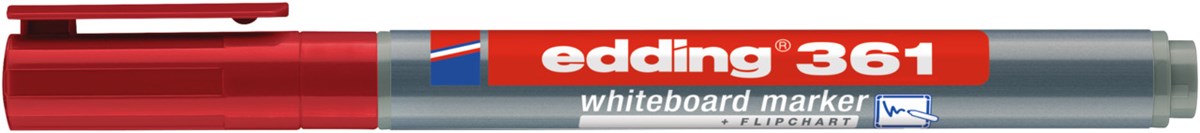 edding 361 Whiteboardmarker rot, Rundspitze 1 mm (Art.-Nr.: 4-361002)
