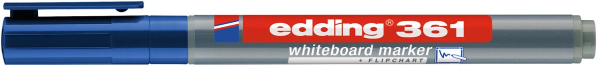 edding 361 Whiteboardmarker blau, Rundspitze 1 mm (Art.-Nr.: 4-361003)