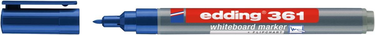 edding 361 Whiteboardmarker blau, Rundspitze 1 mm (Art.-Nr.: 4-361003)