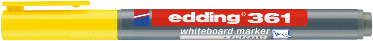 edding 361 Whiteboardmarker gelb, Rundspitze 1 mm (Art.-Nr.: 4-361005)