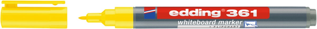 edding 361 Whiteboardmarker gelb, Rundspitze 1 mm (Art.-Nr.: 4-361005)
