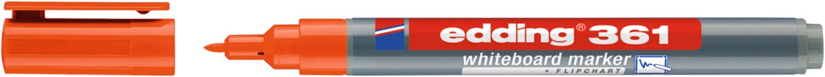 edding 361 Whiteboardmarker orange, Rundspitze 1 mm (Art.-Nr.: 4-361006)