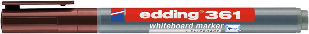 edding 361 Whiteboardmarker braun, Rundspitze 1 mm (Art.-Nr.: 4-361007)