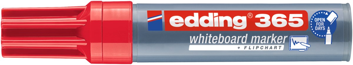 edding 365 Whiteboardmarker rot, Keilspitze 2-7 mm (Art.-Nr.: 4-365002)