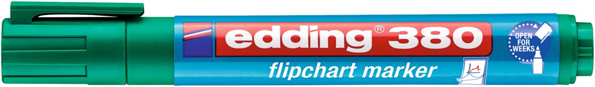 edding 380 Flipchartmarker grün, Rundspitze 1,5-3 mm (Art.-Nr.: 4-380004)