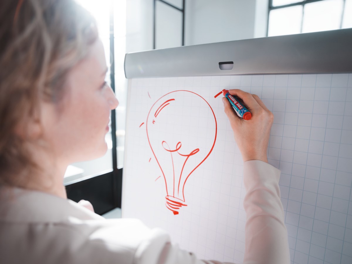 edding 383 Flipchartmarker grün, Keilspitze 1-5 mm (Art.-Nr.: 4-383004)