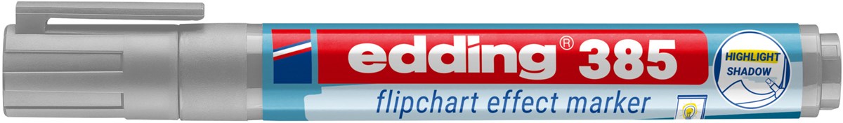 edding 385 Flipchart Effektmarker silbergrau (Art.-Nr.: 4-385026)