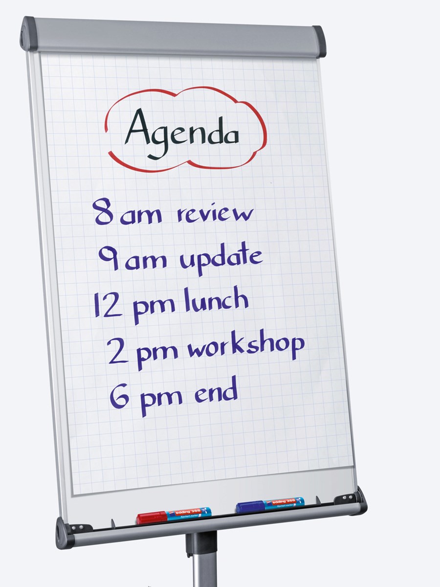 edding 388 Flipchartmarker rot, Keilspitze 4-12 mm (Art.-Nr.: 4-388002)