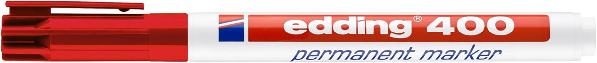 edding 400 Permanentmarker rot, Rundspitze 1 mm (Art.-Nr.: 4-400002)
