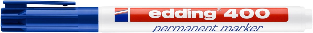 edding 400 Permanentmarker blau, Rundspitze 1 mm (Art.-Nr.: 4-400003)