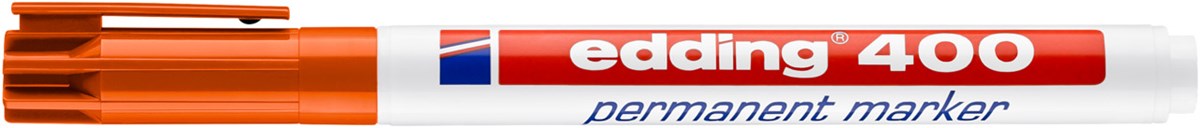 edding 400 Permanentmarker orange, Rundspitze 1 mm (Art.-Nr.: 4-400006)