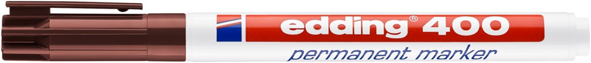 edding 400 Permanentmarker braun, Rundspitze 1 mm (Art.-Nr.: 4-400007)