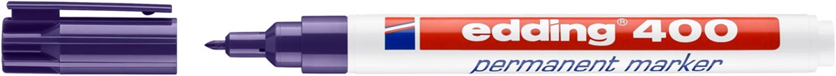 edding 400 Permanentmarker violett, Rundspitze 1 mm (Art.-Nr.: 4-400008)
