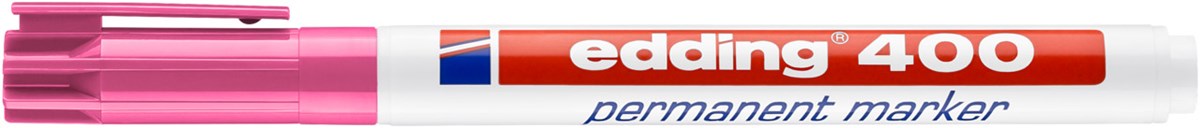 edding 400 Permanentmarker rosa, Rundspitze 1 mm (Art.-Nr.: 4-400009)
