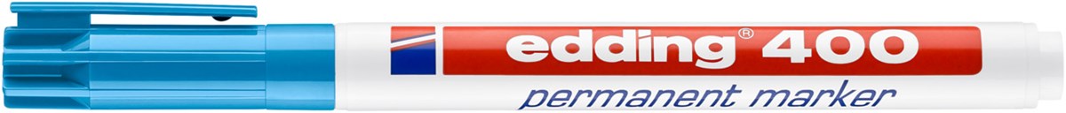 edding 400 Permanentmarker hellblau, Rundspitze 1 mm (Art.-Nr.: 4-400010)