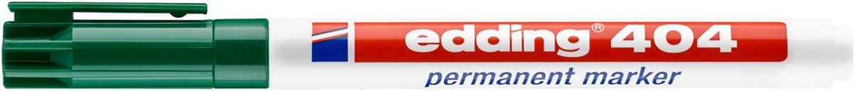 edding 404 Permanentmarker grün, Rundspitze 0,75 mm (Art.-Nr.: 4-404004)