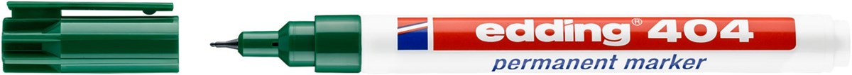 edding 404 Permanentmarker grün, Rundspitze 0,75 mm (Art.-Nr.: 4-404004)