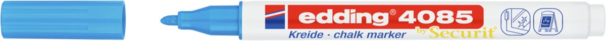 edding 4085 Kreidemarker hellblau, Rundspitze 1-2 mm (Art.-Nr.: 4-4085010)
