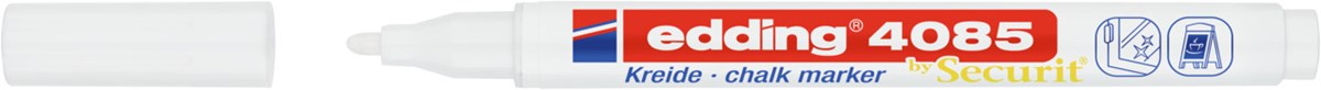 edding 4085 Kreidemarker weiß, Rundspitze 1-2 mm (Art.-Nr.: 4-4085049)