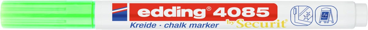 edding 4085 Kreidemarker neongrün, Rundspitze 1-2 mm (Art.-Nr.: 4-4085064)