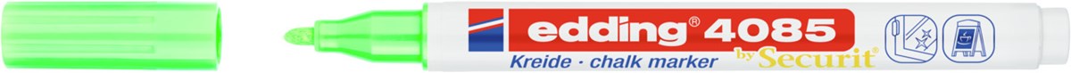 edding 4085 Kreidemarker neongrün, Rundspitze 1-2 mm (Art.-Nr.: 4-4085064)