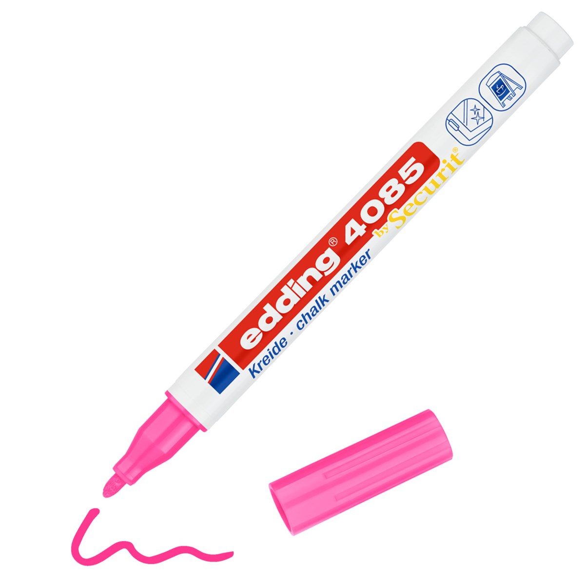 edding 4085 Kreidemarker neonpink, Rundspitze 1-2 mm (Art.-Nr.: 4-4085069)