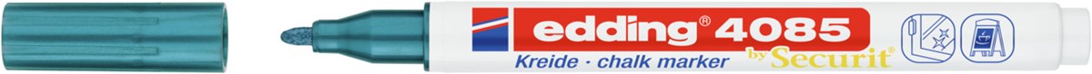 edding 4085 Kreidemarker blau-metallic, Rundspitze 1-2 mm (Art.-Nr.: 4-4085073)