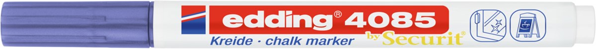 edding 4085 Kreidemarker violett-metallic, Rundspitze 1-2 mm (Art.-Nr.: 4-4085078)
