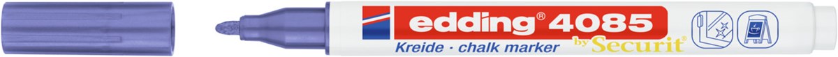 edding 4085 Kreidemarker violett-metallic, Rundspitze 1-2 mm (Art.-Nr.: 4-4085078)