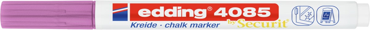 edding 4085 Kreidemarker pink-metallic, Rundspitze 1-2 mm (Art.-Nr.: 4-4085079)