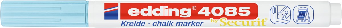 edding 4085 Kreidemarker pastellblau, Rundspitze 1-2 mm (Art.-Nr.: 4-4085139)