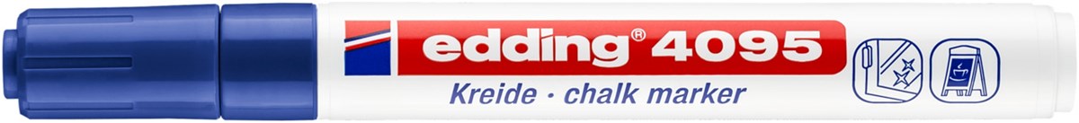 edding 4095 Kreidemarker blau, Rundspitze 2-3 mm (Art.-Nr.: 4-4095003)