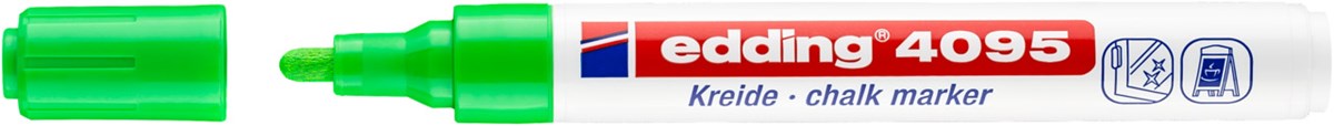 edding 4095 Kreidemarker hellgrün, Rundspitze 2-3 mm (Art.-Nr.: 4-4095011)