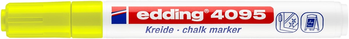 edding 4095 Kreidemarker neongelb, Rundspitze 2-3 mm (Art.-Nr.: 4-4095065)