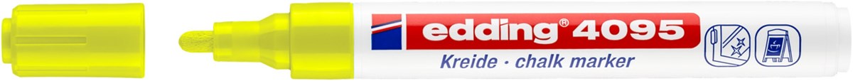 edding 4095 Kreidemarker neongelb, Rundspitze 2-3 mm (Art.-Nr.: 4-4095065)
