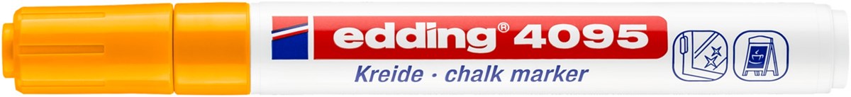 edding 4095 Kreidemarker neonorange, Rundspitze 2-3 mm (Art.-Nr.: 4-4095066)