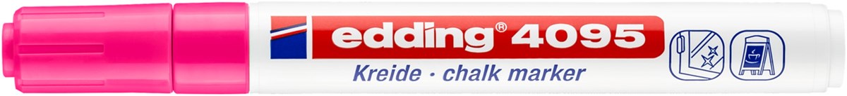 edding 4095 Kreidemarker neonrosa, Rundspitze 2-3 mm (Art.-Nr.: 4-4095069)
