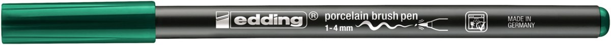 edding 4200 Porzellanpinselstift grün, Pinselspitze 1-4 mm (Art.-Nr.: 4-4200004)