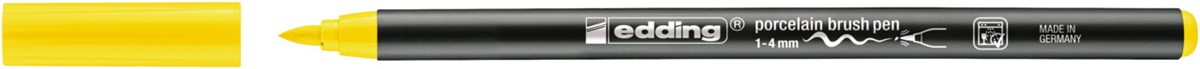 edding 4200 Porzellanpinselstift gelb, Pinselspitze 1-4 mm (Art.-Nr.: 4-4200005)
