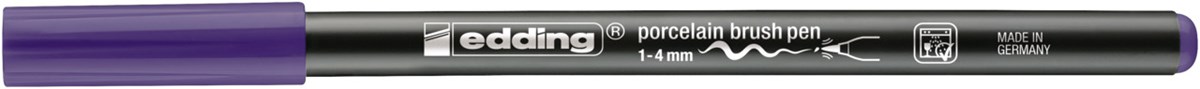 edding 4200 Porzellanpinselstift violett, Pinselspitze 1-4 mm (Art.-Nr.: 4-4200008)