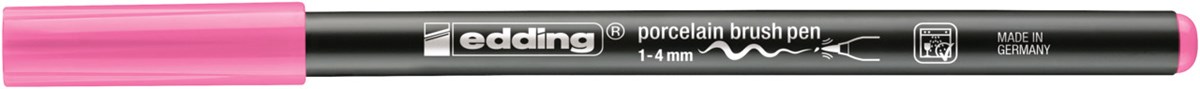 edding 4200 Porzellanpinselstift rosa, Pinselspitze 1-4 mm (Art.-Nr.: 4-4200009)