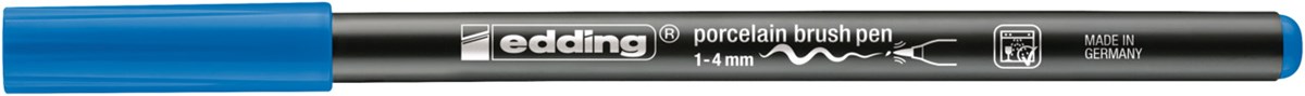 edding 4200 Porzellanpinselstift hellblau, Pinselspitze 1-4 mm (Art.-Nr.: 4-4200010)
