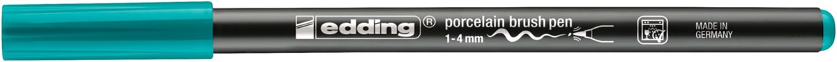 edding 4200 Porzellanpinselstift türkis, Pinselspitze 1-4 mm (Art.-Nr.: 4-4200014)